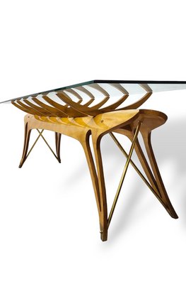 Vintage Dining Table in Maple, 1950s-WFI-1705277