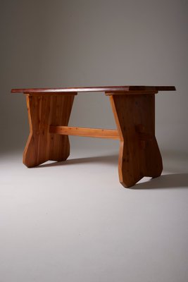 Vintage Dining Table in Pine-QAC-2034693