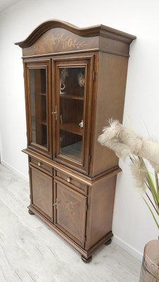 Vintage Display Cabinet in Mahogany, 1970s-ZFH-2043385