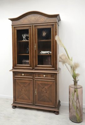 Vintage Display Cabinet in Mahogany, 1970s-ZFH-2043385