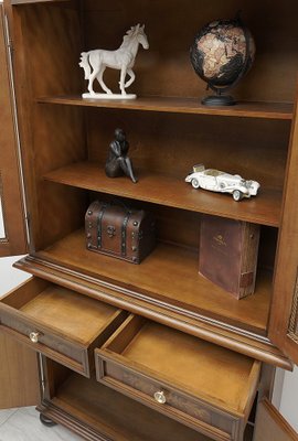 Vintage Display Cabinet in Mahogany, 1970s-ZFH-2043385