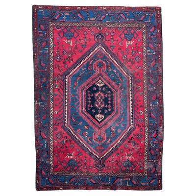 Vintage Distressed Hamadan Rug, 1950s-YMM-1732599