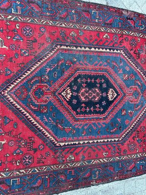 Vintage Distressed Hamadan Rug, 1950s-YMM-1732599