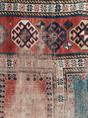 Vintage Distressed Kazak Rug-YMM-1793366