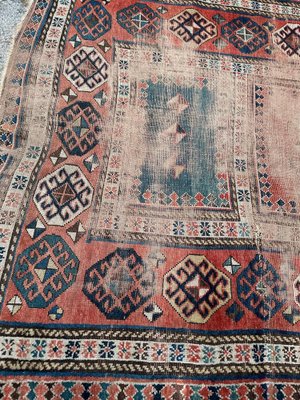 Vintage Distressed Kazak Rug-YMM-1793366