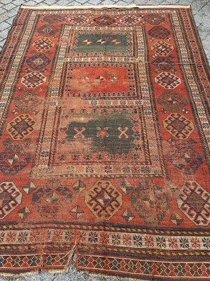 Vintage Distressed Kazak Rug-YMM-1793366