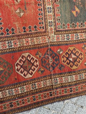 Vintage Distressed Kazak Rug-YMM-1793366