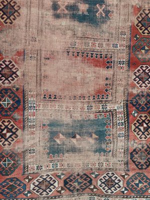 Vintage Distressed Kazak Rug-YMM-1793366