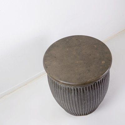 Vintage Dolly Tub Rival Side Table with Stone Top, 1930s-NYF-2019207