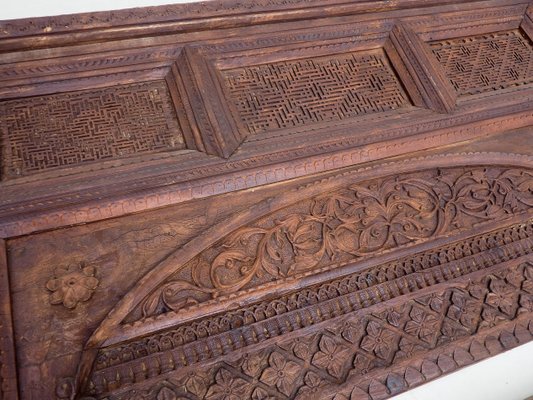 Vintage Double Bed, Swat-Tal, Pakistan-UZN-1389752