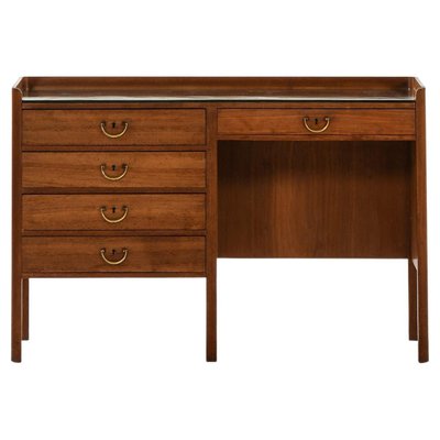 Vintage Dressing Table in Walnut and Glass by Josef Frank, 1950s-SC-2026573