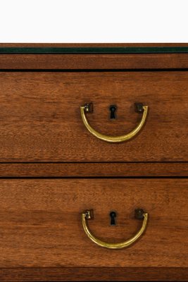 Vintage Dressing Table in Walnut and Glass by Josef Frank, 1950s-SC-2026573