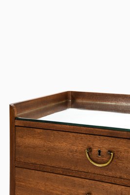 Vintage Dressing Table in Walnut and Glass by Josef Frank, 1950s-SC-2026573