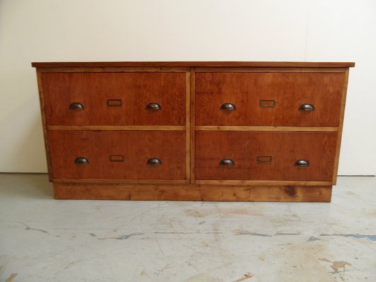 Vintage Dutch Apothecary Filing Cabinet, 1950s-PNJ-2036122