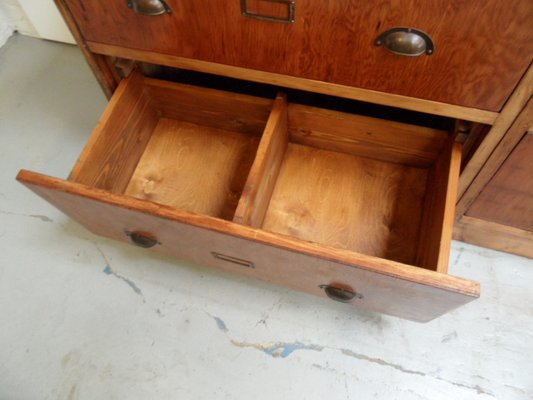 Vintage Dutch Apothecary Filing Cabinet, 1950s-PNJ-2036122