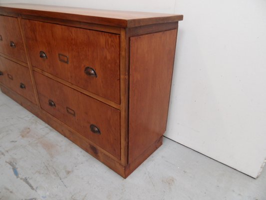 Vintage Dutch Apothecary Filing Cabinet, 1950s-PNJ-2036122