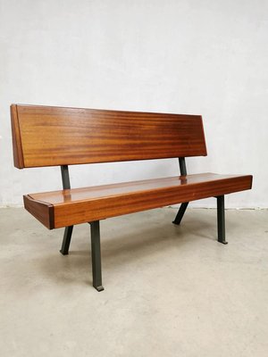 Vintage Dutch Bench in Style of Dom Van Der Laan-BW-1308553