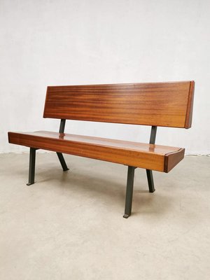 Vintage Dutch Bench in Style of Dom Van Der Laan-BW-1308553