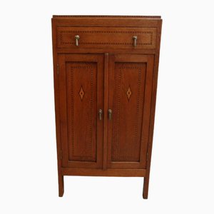 Vintage Dutch Oak Filing Cabinet, 1930s-PNJ-2041148