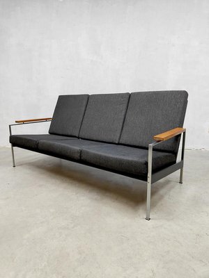 Vintage Dutch Sofa & Lounge Chairs by Rob Parry, 1950s, Set of 3-BW-1384786