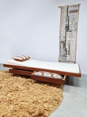 Vintage Dutch Teak Daybed, 1960s-BW-1782964