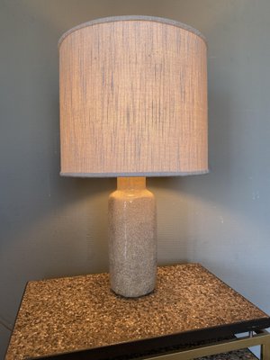 Vintage Earthenware Craquelé Table Lamp by Pieter Groeneveldt, 1950s-DE-1299685