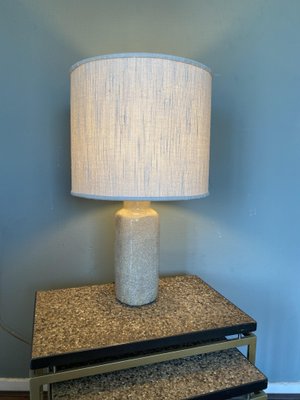 Vintage Earthenware Craquelé Table Lamp by Pieter Groeneveldt, 1950s-DE-1299685