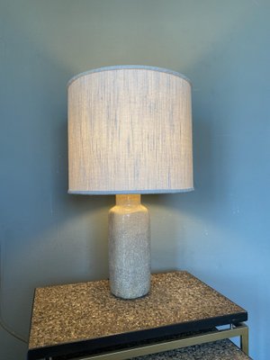 Vintage Earthenware Craquelé Table Lamp by Pieter Groeneveldt, 1950s-DE-1299685