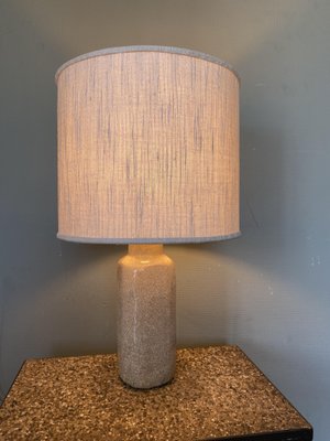 Vintage Earthenware Craquelé Table Lamp by Pieter Groeneveldt, 1950s-DE-1299685