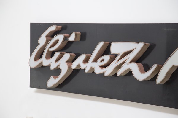 Vintage Elizabeth Arden Signs in Wood and Painted Aluminum-RCE-1298450