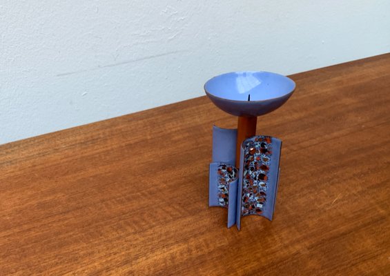 Vintage Enamel Candleholder-UAH-1180896