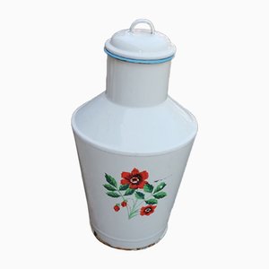 Vintage Enamel Water Can, 1950s-OXJ-679056