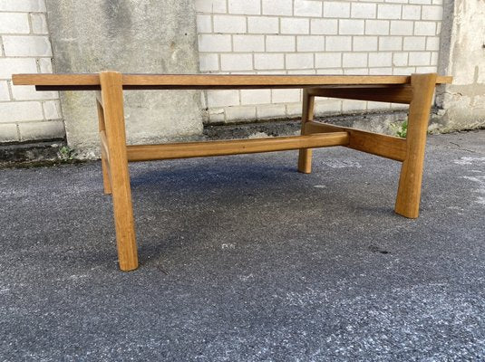 Vintage Enameled Coffee Table with Lava Effect Top, 1970s-PYR-956528