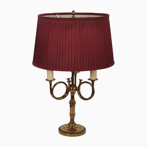 Vintage English Brass Table Lamp, 1950s-AX-1156375