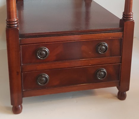 Vintage English Mahogany Side Table-QDP-811844