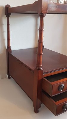 Vintage English Mahogany Side Table-QDP-811844