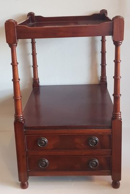 Vintage English Mahogany Side Table-QDP-811844