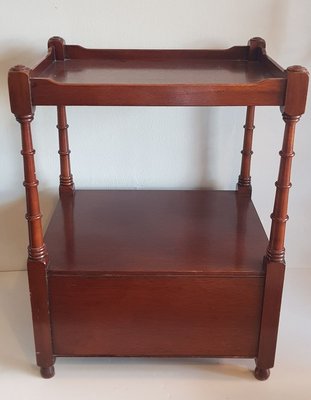 Vintage English Mahogany Side Table-QDP-811844