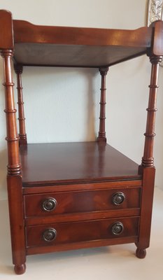 Vintage English Mahogany Side Table-QDP-811844