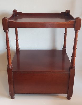 Vintage English Mahogany Side Table-QDP-811844