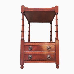 Vintage English Mahogany Side Table-QDP-811844