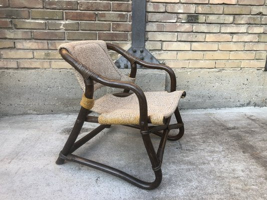 Vintage Espri Safari Lounge Chair in Bamboo from Ikea, Sweden, 1970s-EXJ-1793502