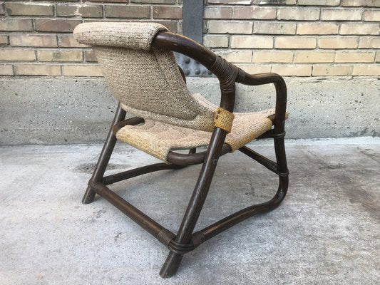 Vintage Espri Safari Lounge Chair in Bamboo from Ikea, Sweden, 1970s-EXJ-1793502