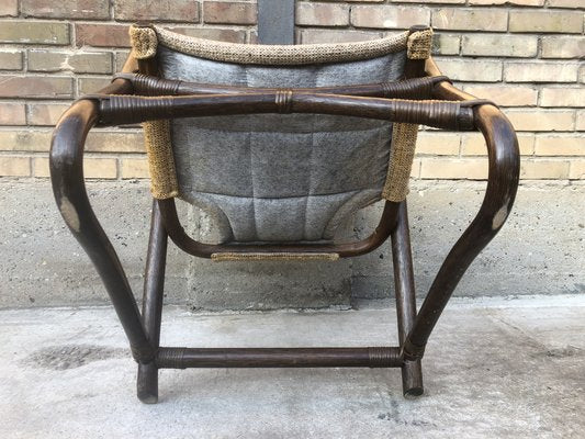 Vintage Espri Safari Lounge Chair in Bamboo from Ikea, Sweden, 1970s-EXJ-1793502