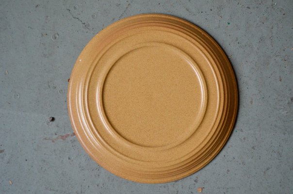 Vintage Esso Stoneware Plates, 1970s, Set of 6-AIU-2036771