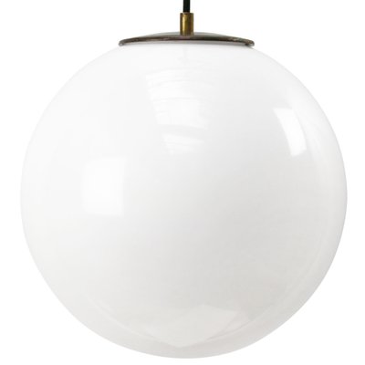 Vintage European White Opaline Pendant Light-BLS-1304012