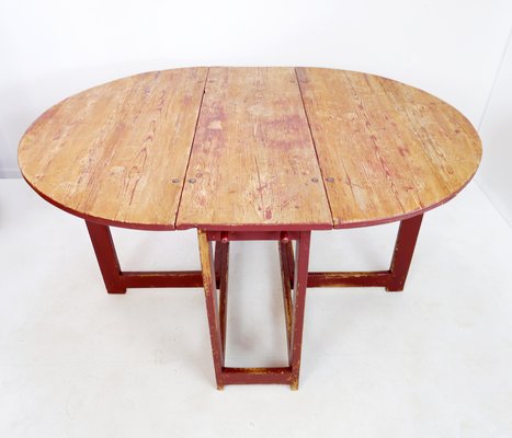 Vintage Extendable Drop-Leaf Dining Table-NYF-2018992