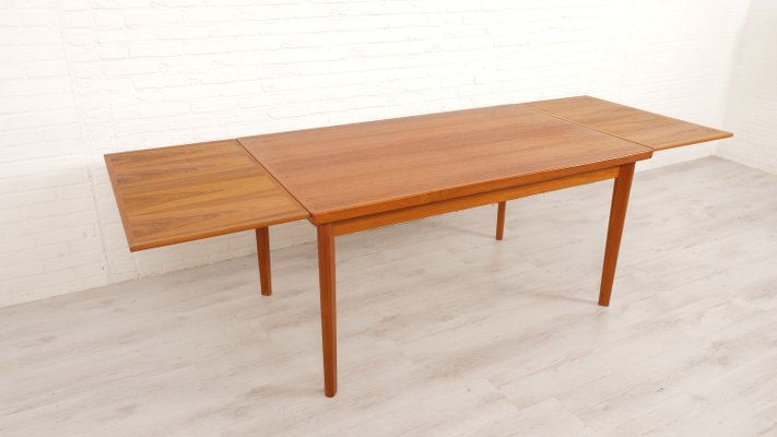 Vintage Extendable Teak Dining Table-HPM-2033928