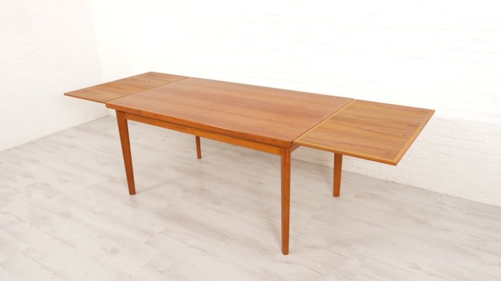 Vintage Extendable Teak Dining Table-HPM-2033928