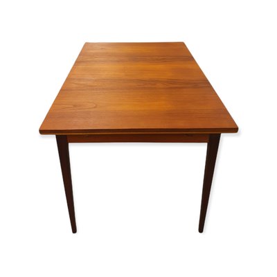 Vintage Extendable Teak Dining Table, 1960s-XID-1148465